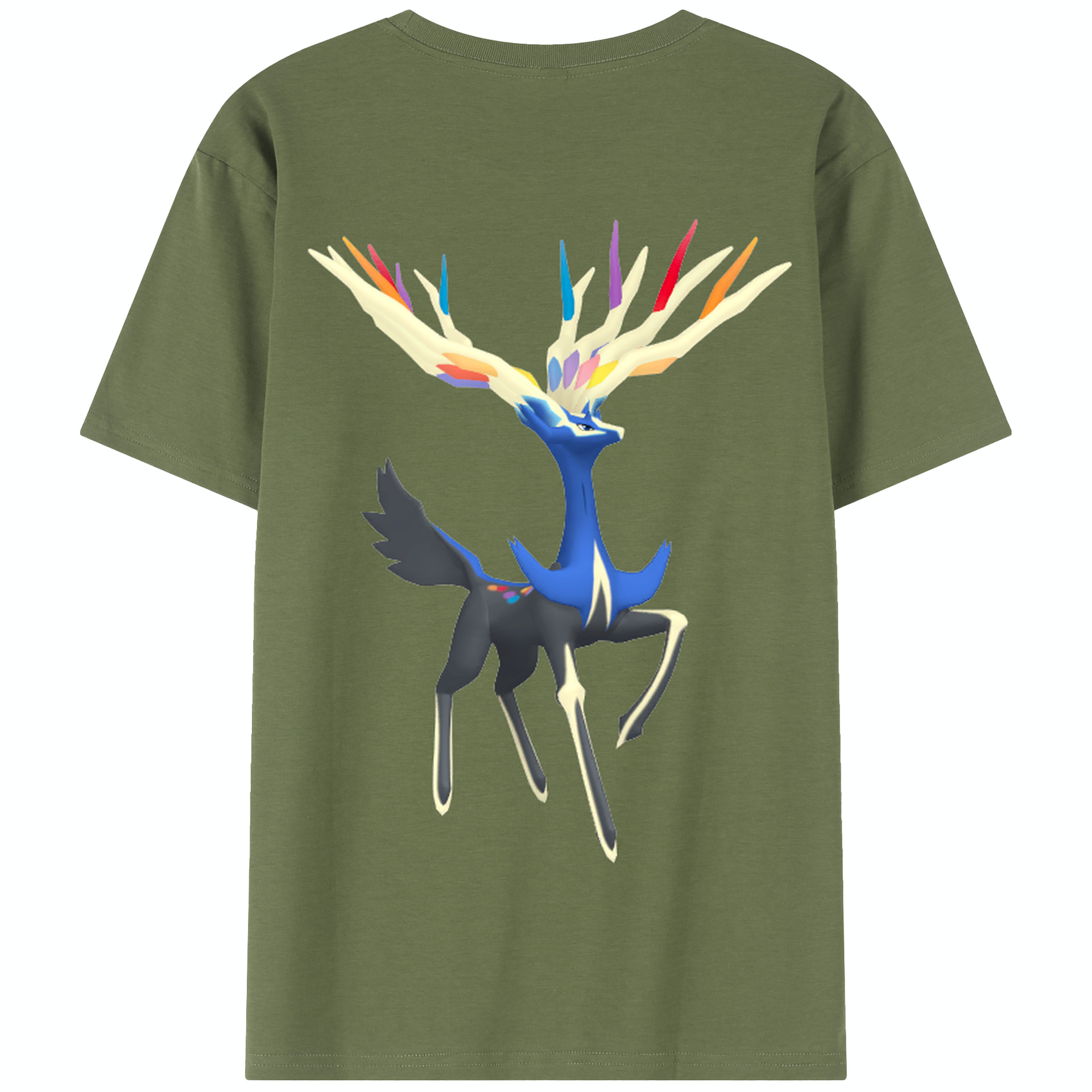 （画像用） ポケットモンスター Pokémon 綿100％半袖Tシャツ（背面プリント）